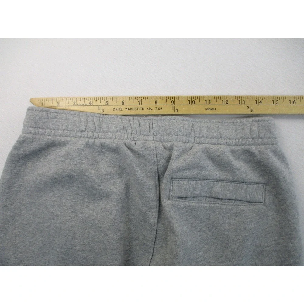 Nike Joggers Mens M Gray Club Fleece Sweatpants BV2671-063 Embroidered Logo